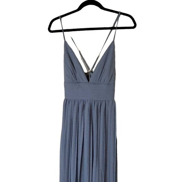 Lulu's Depths of My Love Dusty Blue Maxi Dress - Picture 8 of 15